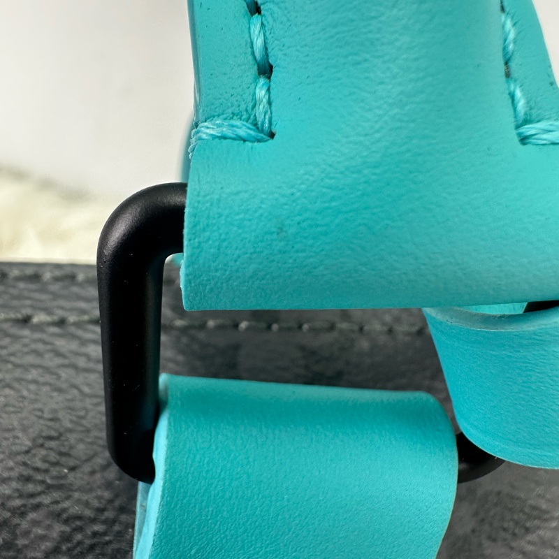 LV 特別款🌟 Tiffany Blue 灰色老花KeepAll 25 手提斜肩包 晶片款 2024年-7