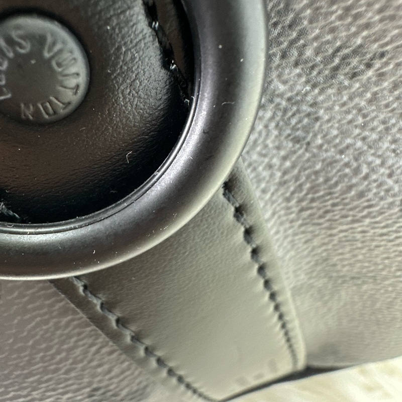 LV 特別款🌟 Tiffany Blue 灰色老花KeepAll 25 手提斜肩包 晶片款 2024年-16