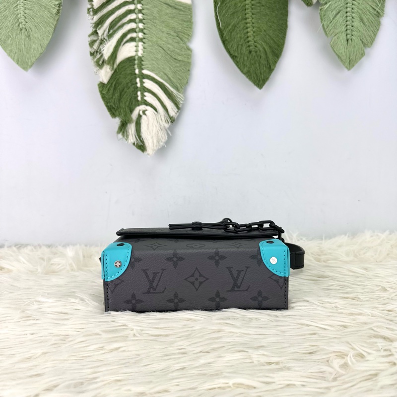 LV 特別款🌟Tiffany Blue 灰色老花 Steamer 晶片款 2024-5