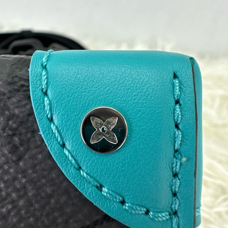 LV 特別款🌟Tiffany Blue 灰色老花 Steamer 晶片款 2024-10