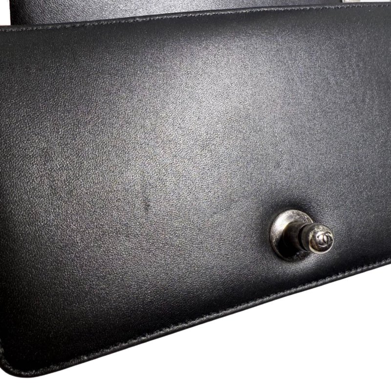 ［2602］香奈兒 Chanel LE BOY 21開 黑色 蜥蜴皮 小號 斜背包-10