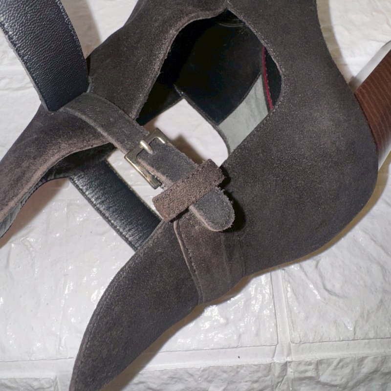 Celine 黑色粗根短靴-13