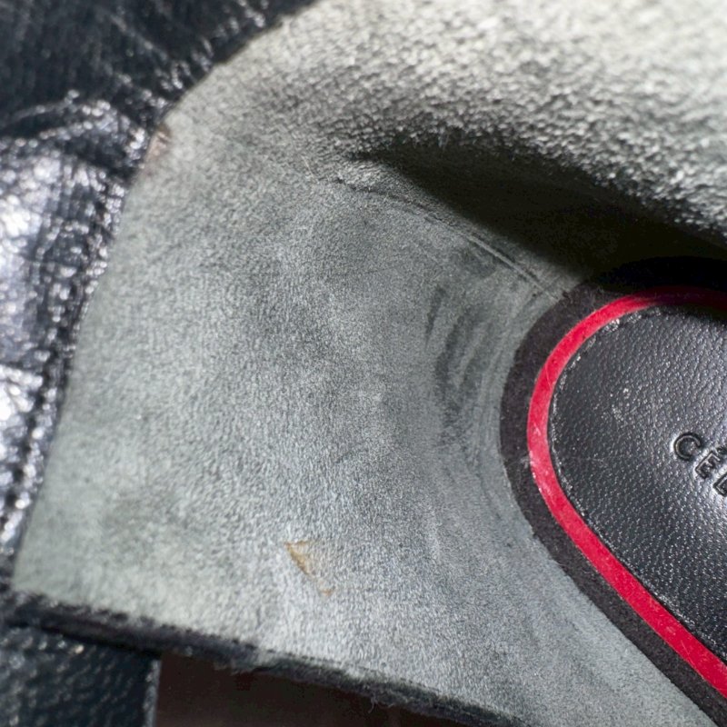 Celine 黑色粗根短靴-24