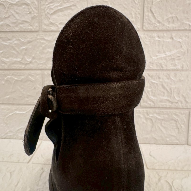 Celine 黑色粗根短靴-27