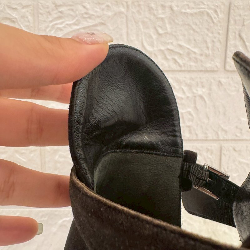 Celine 黑色粗根短靴-30