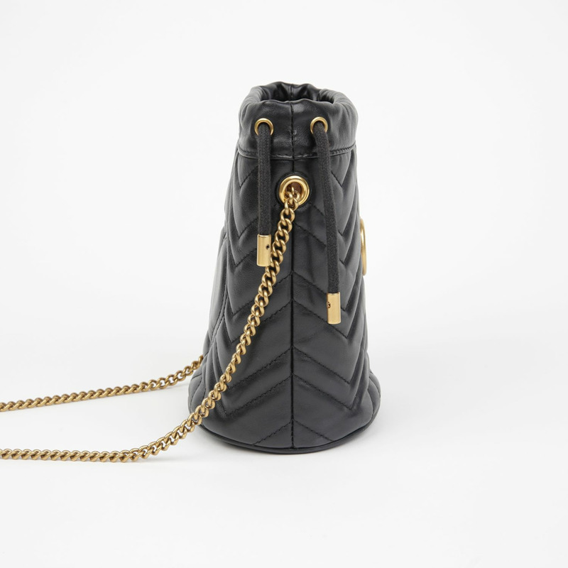 GUCCI GG Marmont Bucket Mini 單肩斜背包 575163-4