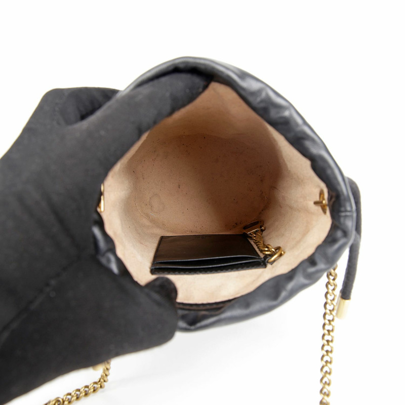 GUCCI GG Marmont Bucket Mini 單肩斜背包 575163-10