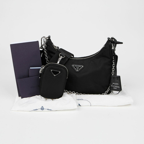 PRADA 1BH204 復刻版多功能單肩斜背包