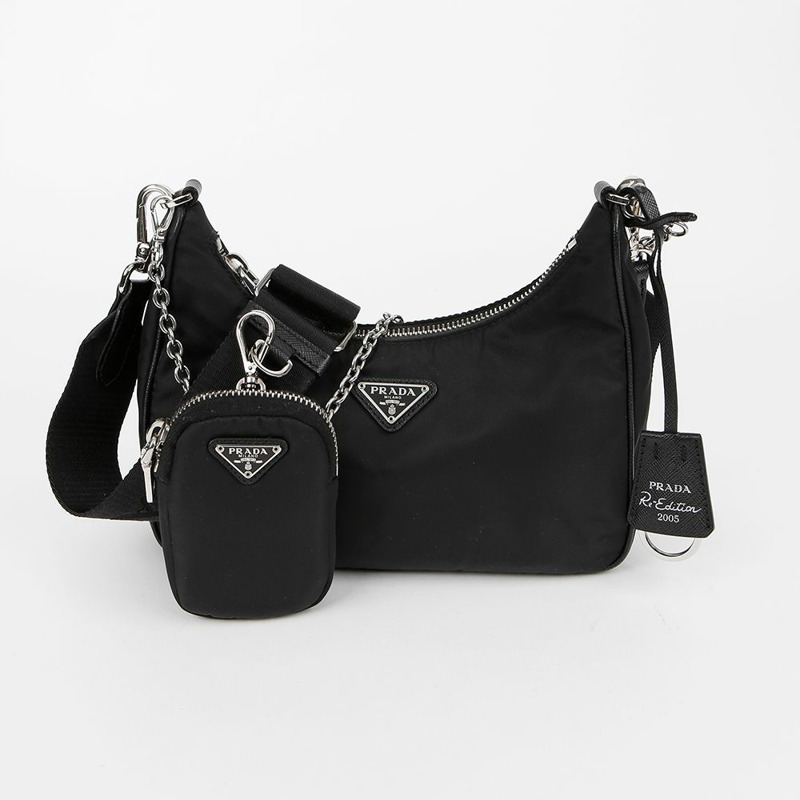 PRADA 1BH204 復刻版多功能單肩斜背包-1
