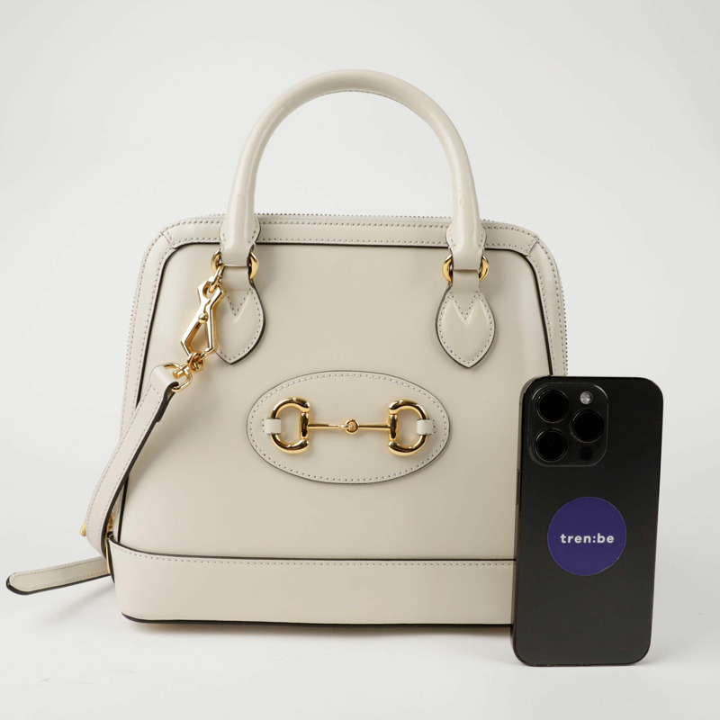 GUCCI Horsebit 1955 小號手提單肩包 621220-12