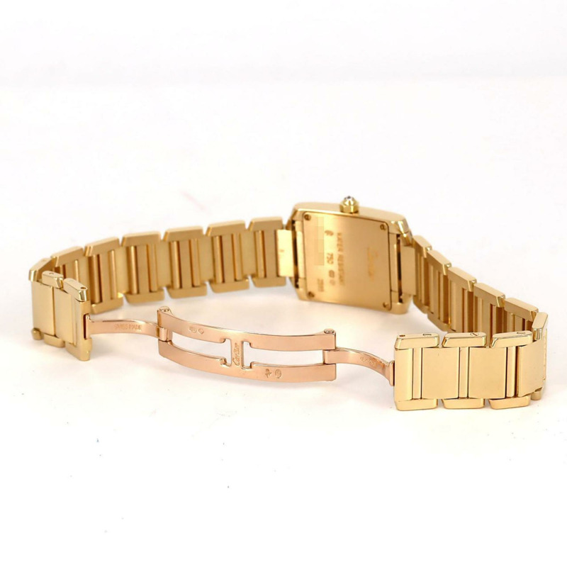 卡地亞 Tank Française SM YG D WE1001R8 石英錶-6