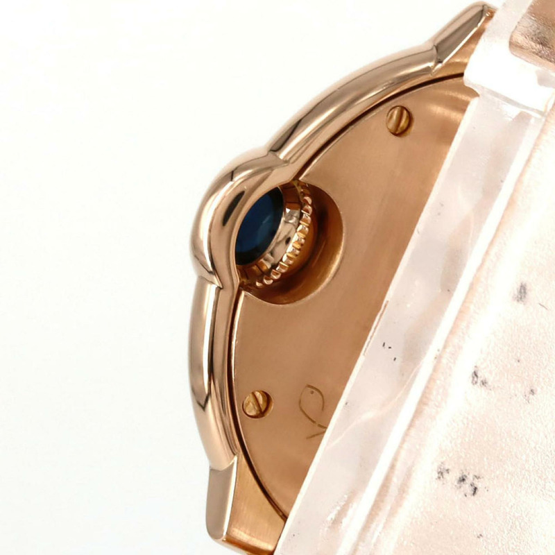 卡地亞 Ballon Bleu PG D WE9002Z3 PG/RG 石英錶-3