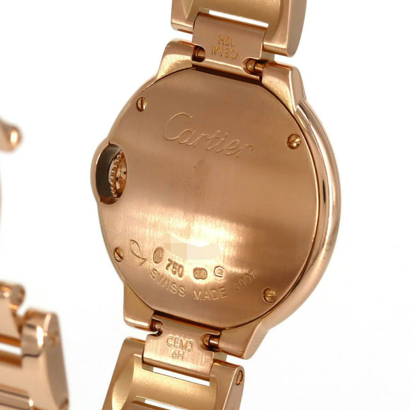 卡地亞 Ballon Bleu PG D WE9002Z3 PG/RG 石英錶-5