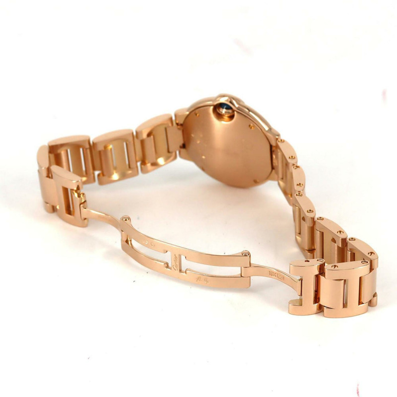 卡地亞 Ballon Bleu PG D WE9002Z3 PG/RG 石英錶-6