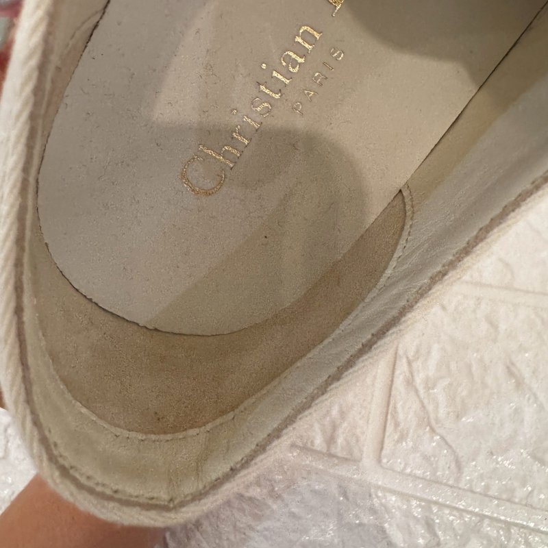 Dior Walk'n'Dior 紅緹花帆布鞋-12