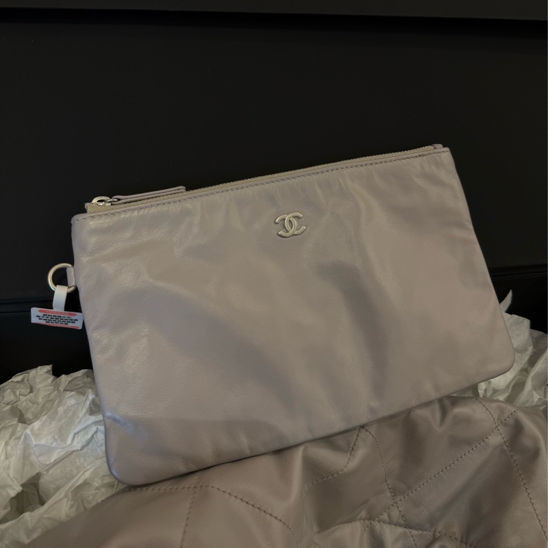 （全新全配）chanel香奈兒22bag 中號灰銀-2