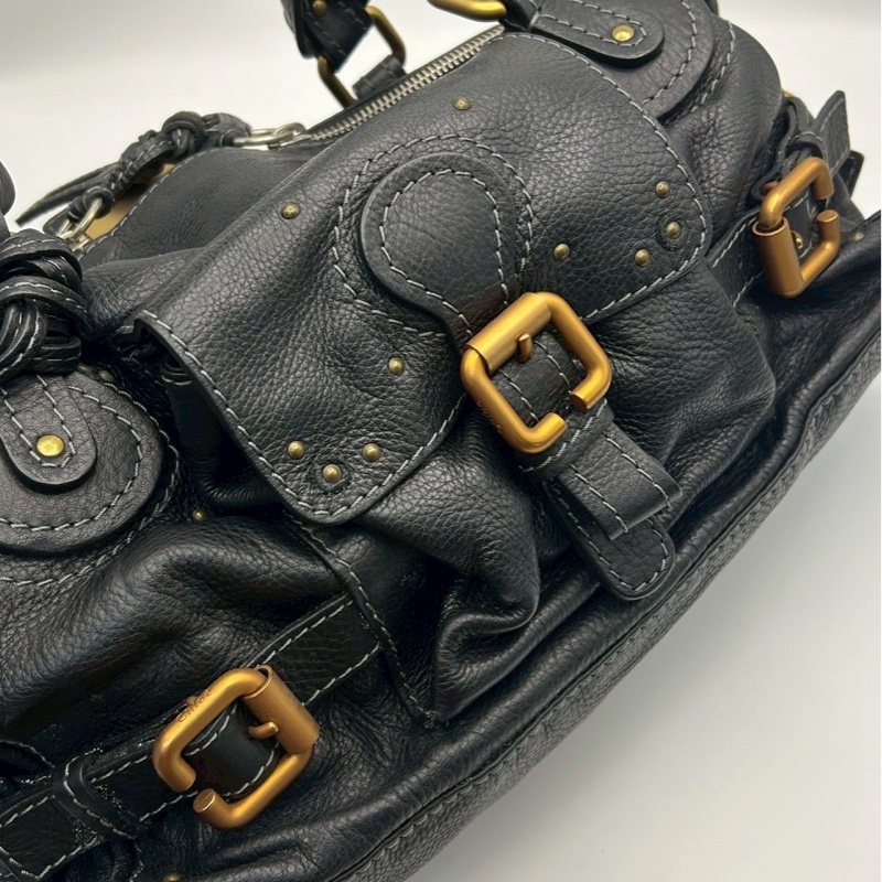 🏷️ Chloe鎖頭牛皮托特包-7