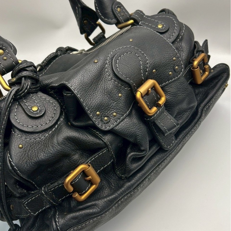 🏷️ Chloe鎖頭牛皮托特包-8