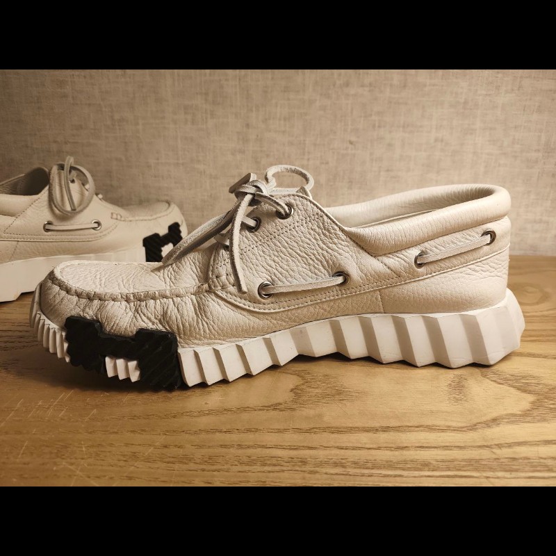 HERMES 全新全皮休閒鞋 42.5 號 僅穿過2-3次 比專櫃便宜。-0