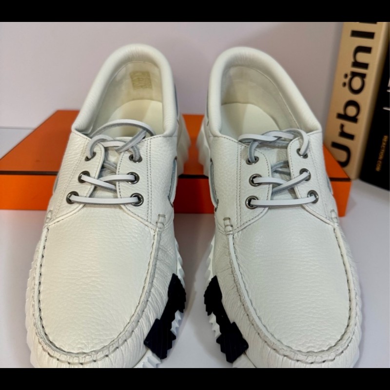 HERMES 全新全皮休閒鞋 42.5 號 僅穿過2-3次 比專櫃便宜。-15
