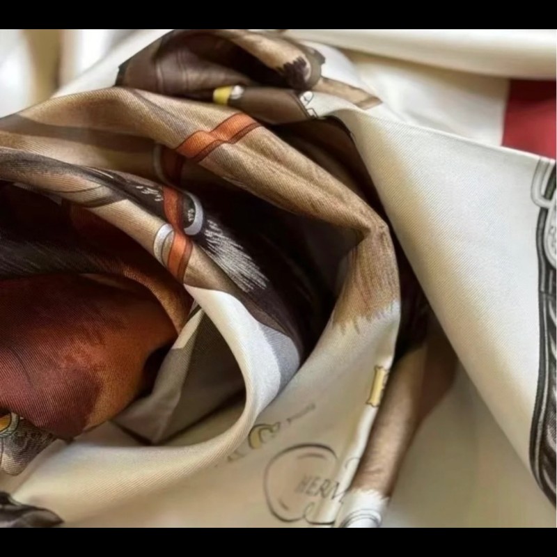 HERMES 愛馬仕 新款弩士牽引馬具 90*90 全新離櫃品 2025年新款-6