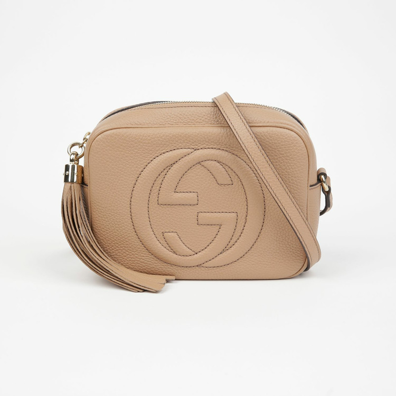GUCCI Soho Disco 流蘇單肩斜背包 308364-1