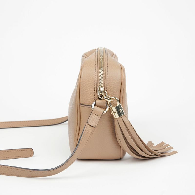 GUCCI Soho Disco 流蘇單肩斜背包 308364-4