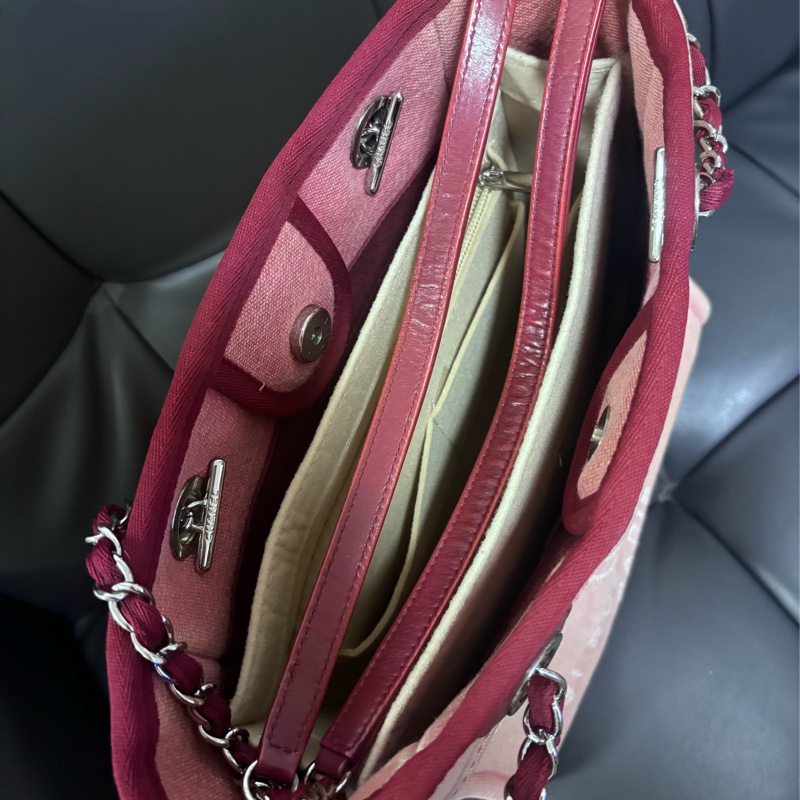 North south Deauville cloth tote bag-10