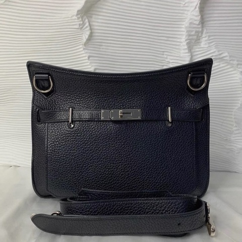 Hermes愛馬仕 吉普賽28 當下最火的黑銀配色 最好看小號 方塊Q刻 尺寸：28*12*23