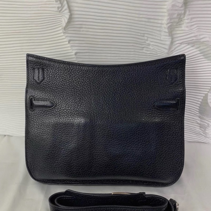 Hermes愛馬仕 吉普賽28 當下最火的黑銀配色 最好看小號 方塊Q刻 尺寸：28*12*23-1