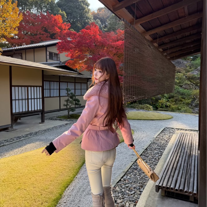 Moncler Grenoble Bauges 粉色羽絨滑雪外套-2