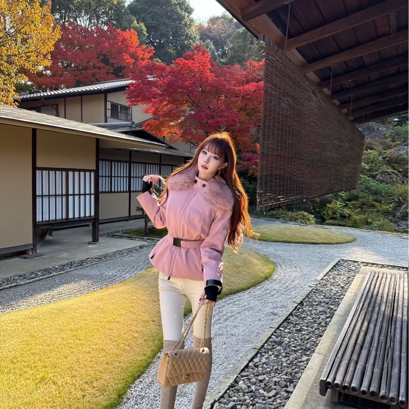 Moncler Grenoble Bauges 粉色羽絨滑雪外套-3