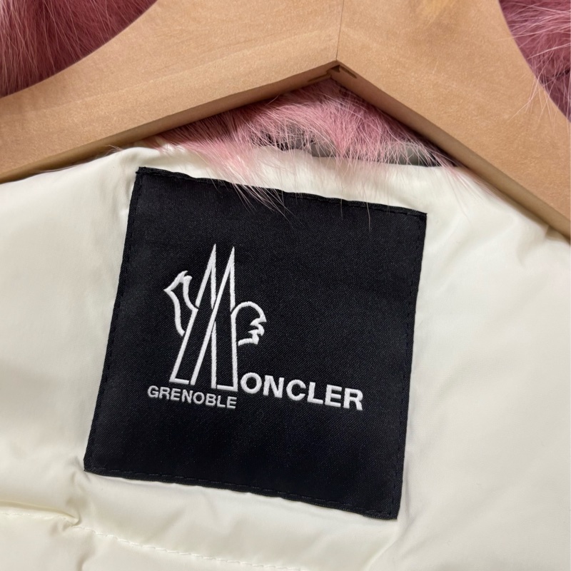 Moncler Grenoble Bauges 粉色羽絨滑雪外套-12