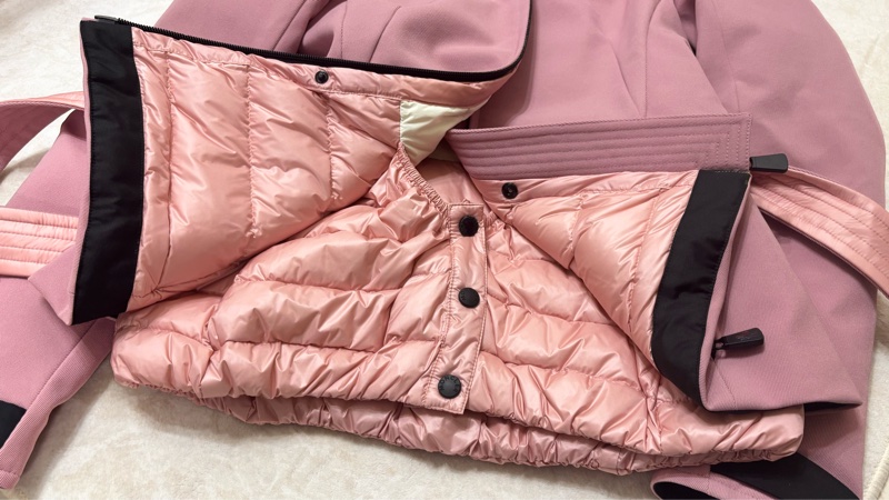 Moncler Grenoble Bauges 粉色羽絨滑雪外套-18