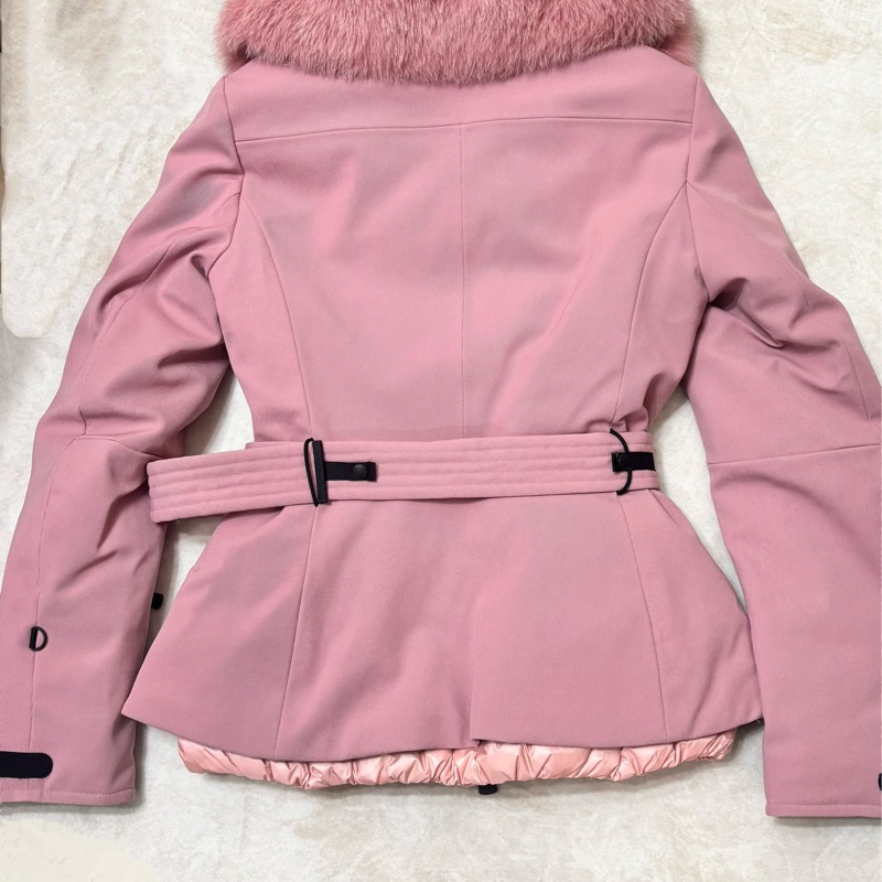 Moncler Grenoble Bauges 粉色羽絨滑雪外套-29
