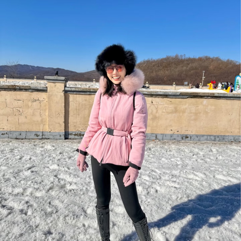 🎄聖誕降價Moncler Grenoble Bauges 粉色羽絨滑雪外套-4