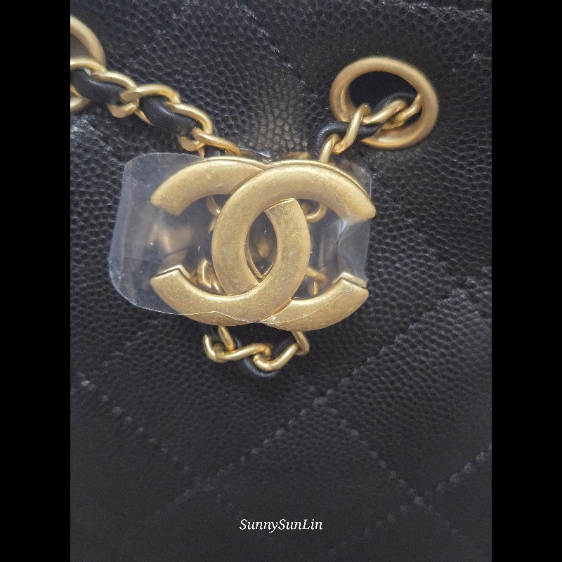 香奈兒 Chanel 25 bag hobo 荔枝牛皮金釦 肩背包 Jennie同款 🈶正本購證-4
