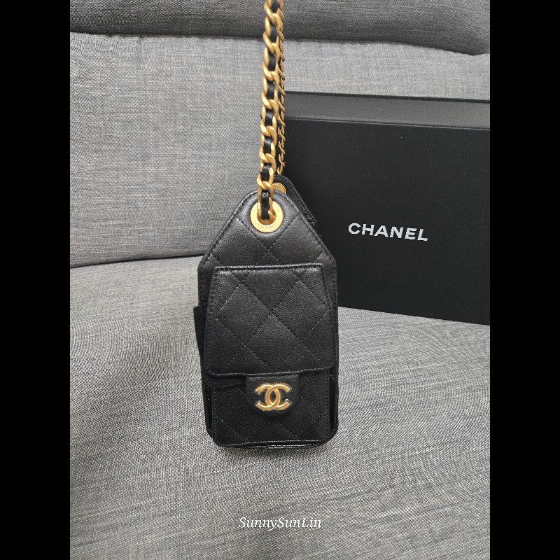 香奈兒 Chanel 25 bag hobo 荔枝牛皮金釦 肩背包 Jennie同款 🈶正本購證-6