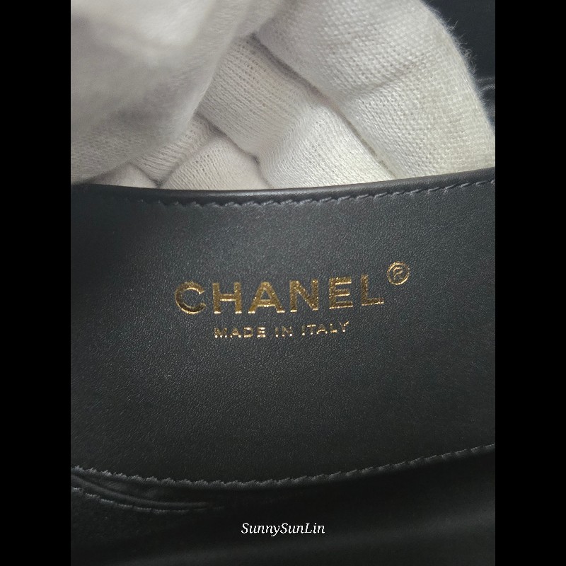 香奈兒 Chanel 25 bag hobo 荔枝牛皮金釦 肩背包 Jennie同款 🈶正本購證-17