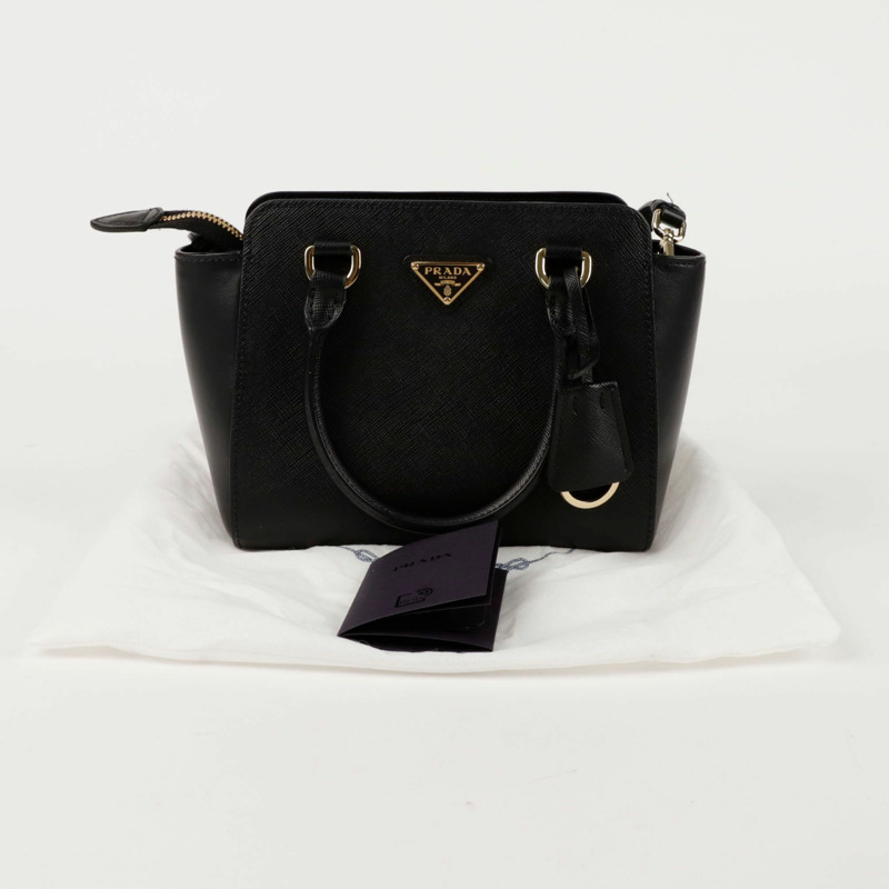 PRADA 三角形Logo迷你手提單肩包 1BA380-0