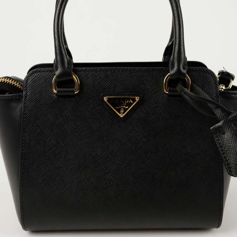 PRADA 三角形Logo迷你手提單肩包 1BA380-1