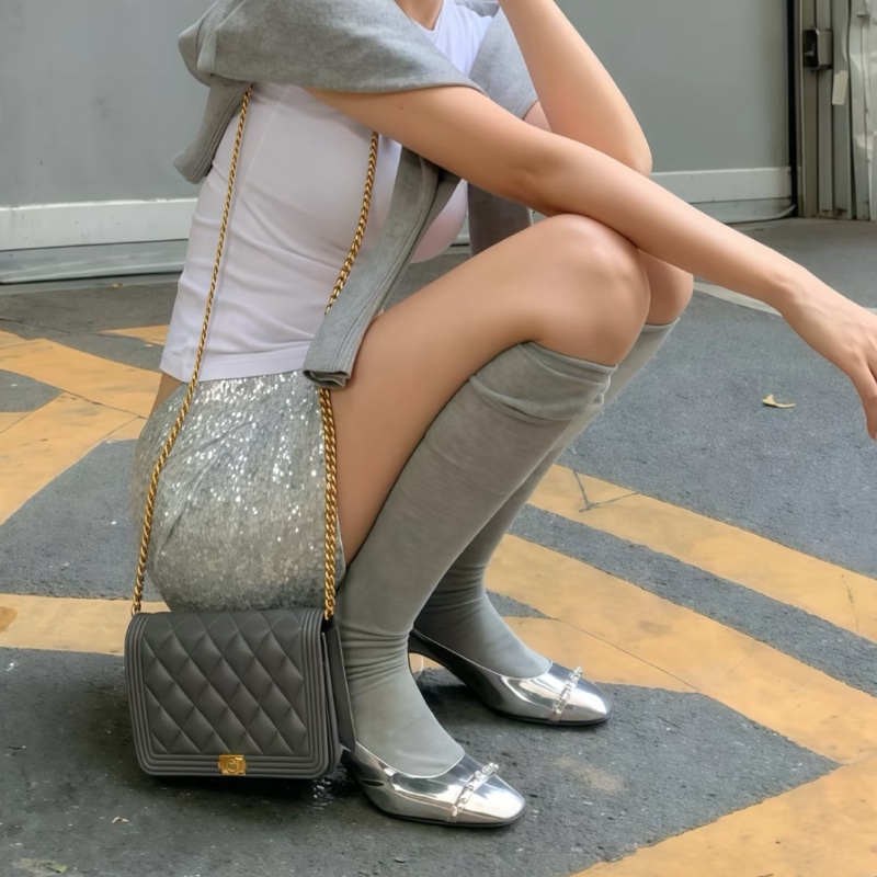 ✨Chanel 深灰金扣 Leboy woc 晶片款🩶-1