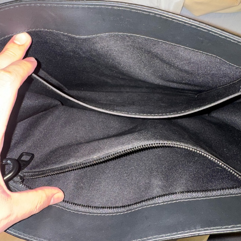 LV M21866 Sac Plat NV 男用托特包附防塵袋盒裝-8