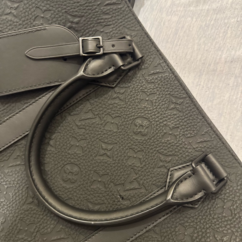 LV M21866 Sac Plat NV 男用托特包附防塵袋盒裝-10