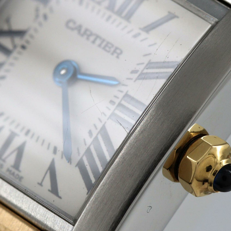 卡地亞 Tank Française SM 雙色腕錶 W51007Q4 SSxYG 石英機芯-8