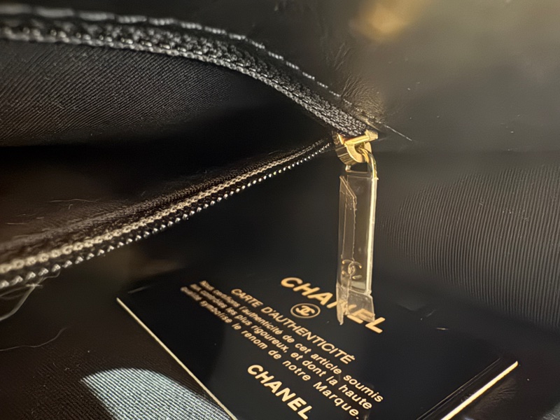 Chanel 2020 限量復古小牛皮徽章手提肩揹包Tote-4