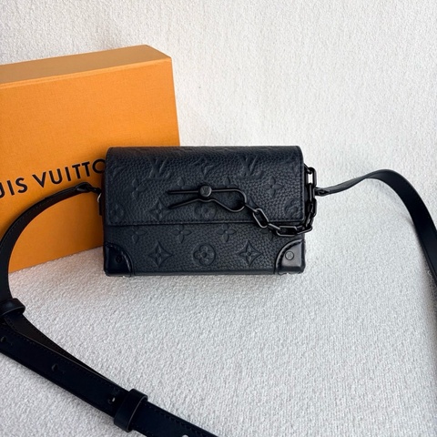 新版芯片款！Louis Vuitton Steamer mini 黑武士 盒子包
