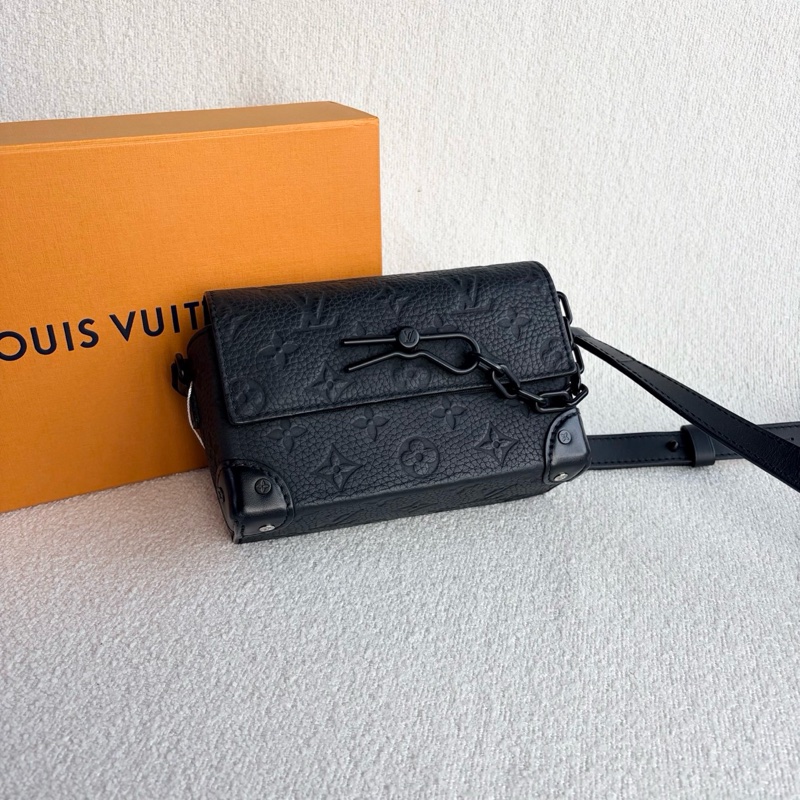 新版芯片款！Louis Vuitton Steamer mini 黑武士 盒子包-4
