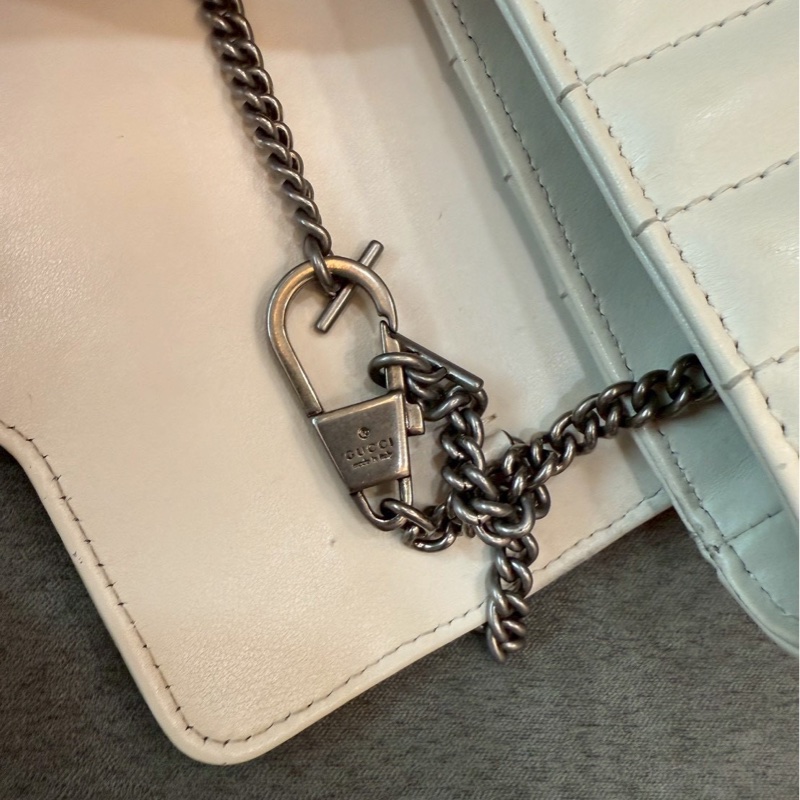 二手正品 Gucci Marmont Mini 翻蓋鏈包 包色-9