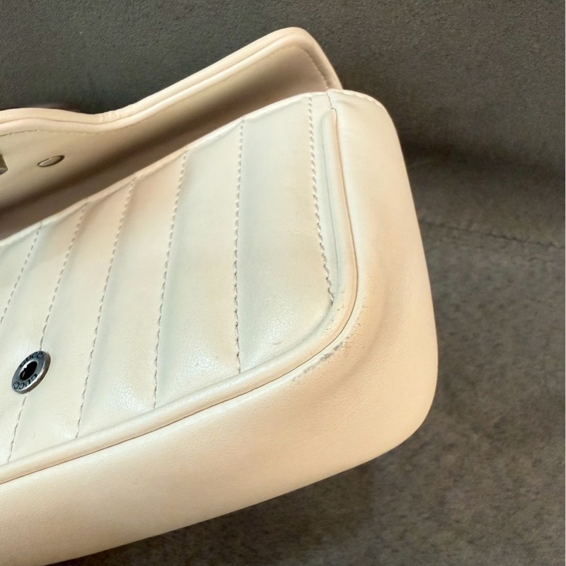 二手正品 Gucci Marmont Mini 翻蓋鏈包 包色-26